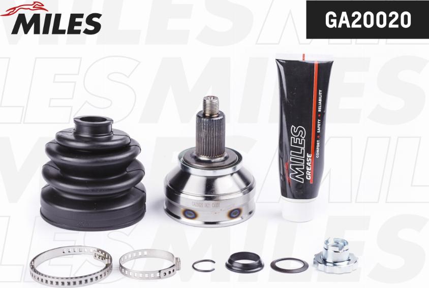 Miles GA20020 - Joint Kit, drive shaft www.autospares.lv