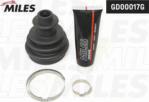 Miles GD00017G - Putekļusargs, Piedziņas vārpsta www.autospares.lv