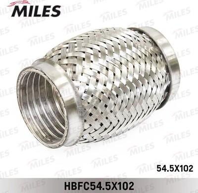 Miles HBFC54.5X102 - Gofrēta caurule, Izplūdes gāzu sistēma www.autospares.lv