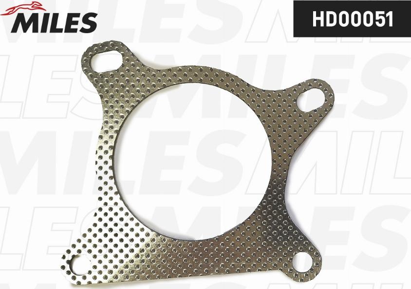 Miles HD00051 - Gasket, exhaust pipe www.autospares.lv