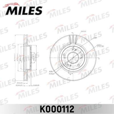 Miles K000112 - Bremžu diski www.autospares.lv