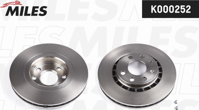 Miles K000252 - Bremžu diski autospares.lv