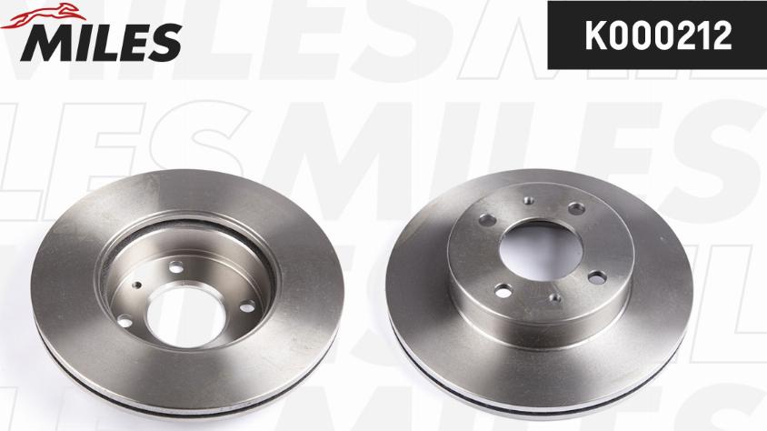 Miles K000212 - Bremžu diski autospares.lv