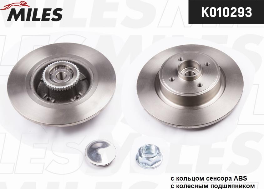 Miles K010293 - Bremžu diski www.autospares.lv