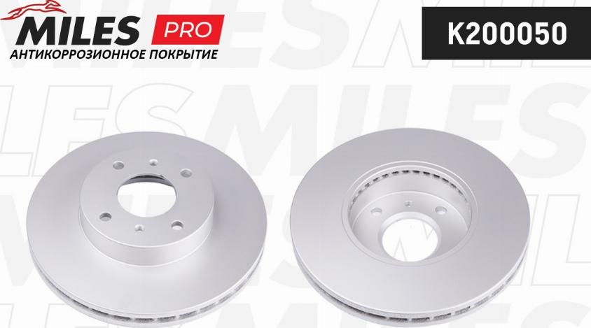 Miles K200050 - Bremžu diski www.autospares.lv