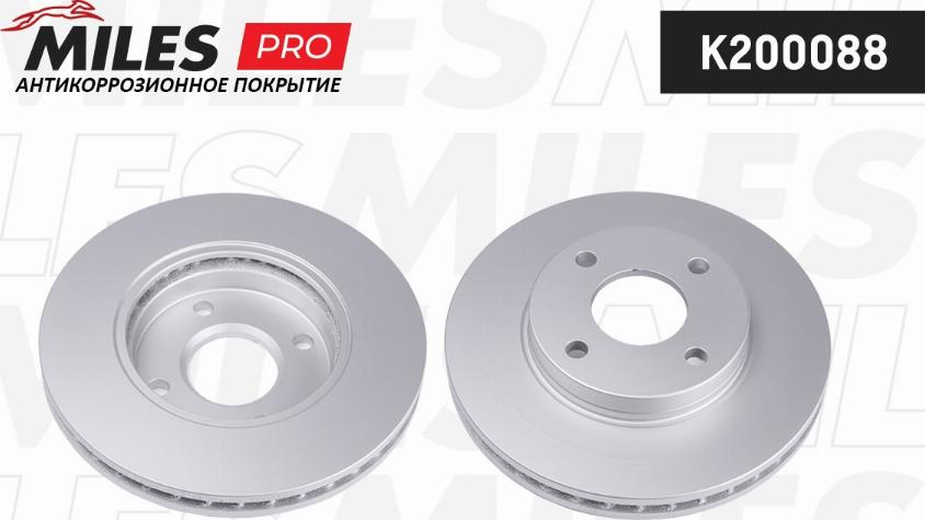 Miles K200088 - Bremžu diski www.autospares.lv