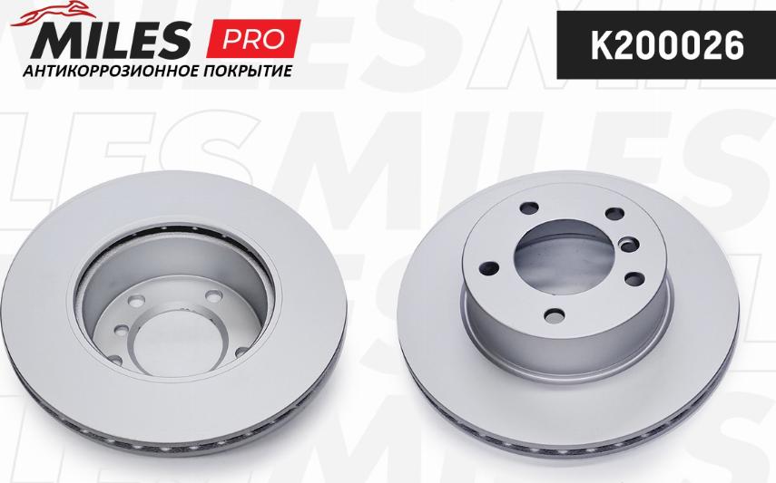 Miles K200026 - Bremžu diski www.autospares.lv