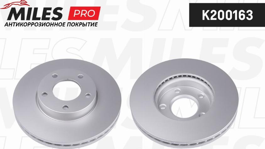 Miles K200163 - Bremžu diski www.autospares.lv