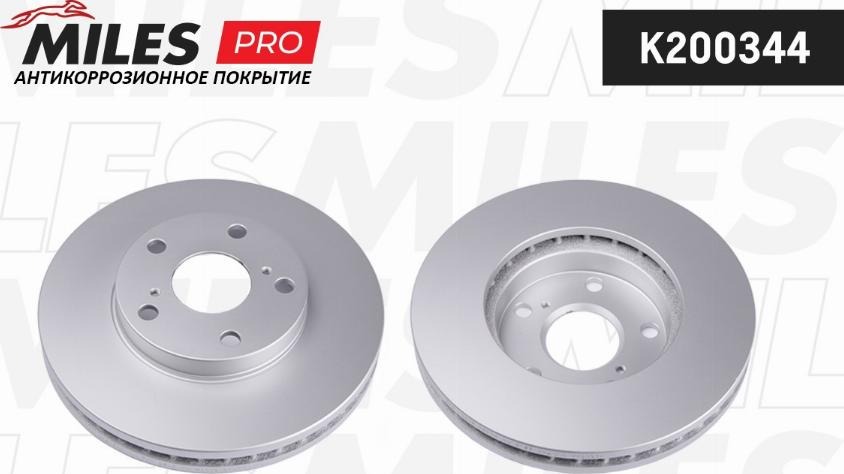 Miles K200344 - Тормозной диск www.autospares.lv