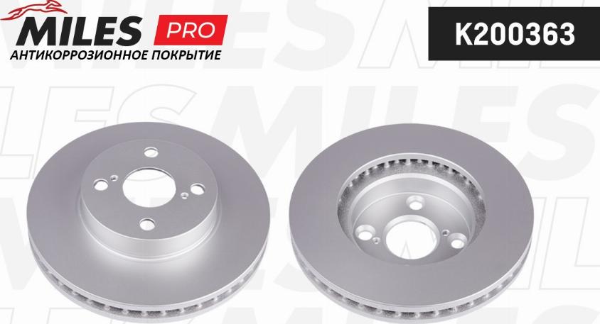 Miles K200363 - Bremžu diski www.autospares.lv