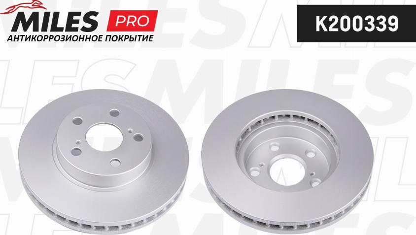 Miles K200339 - Bremžu diski www.autospares.lv