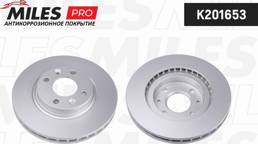 Miles K201653 - Bremžu diski www.autospares.lv