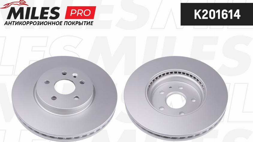 Miles K201614 - Bremžu diski www.autospares.lv