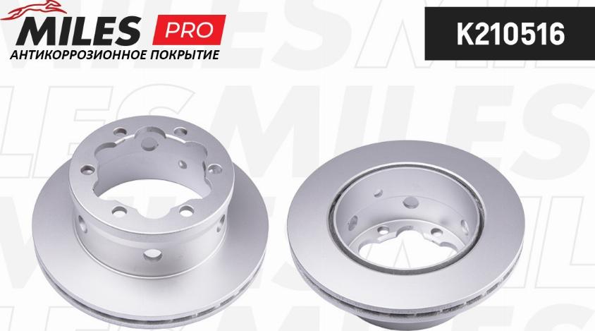 Miles K210516 - Bremžu diski www.autospares.lv