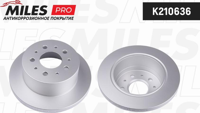 Miles K210636 - Brake Disc www.autospares.lv