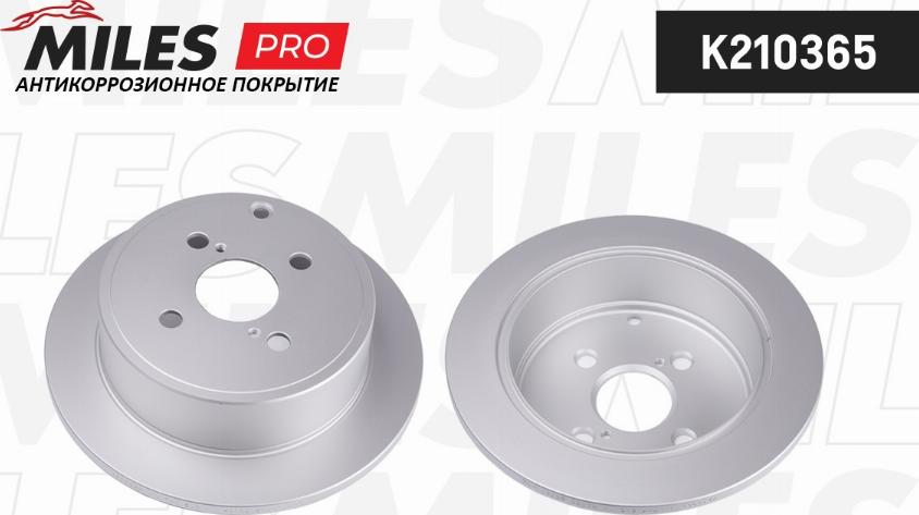 Miles K210365 - Bremžu diski www.autospares.lv