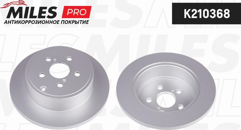 Miles K210368 - Bremžu diski www.autospares.lv