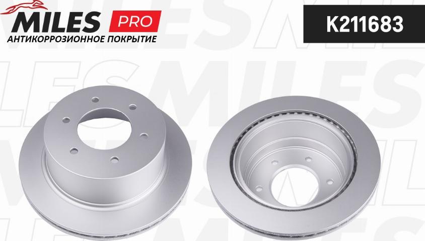 Miles K211683 - Bremžu diski www.autospares.lv