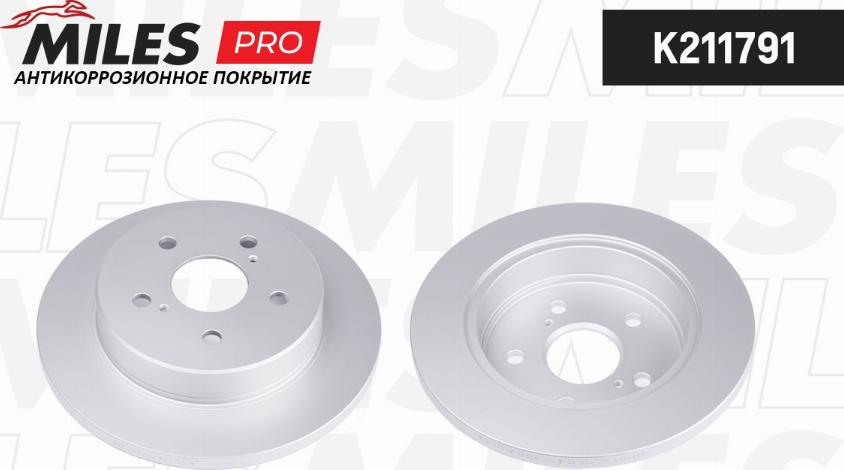 Miles K211790 - Bremžu diski www.autospares.lv