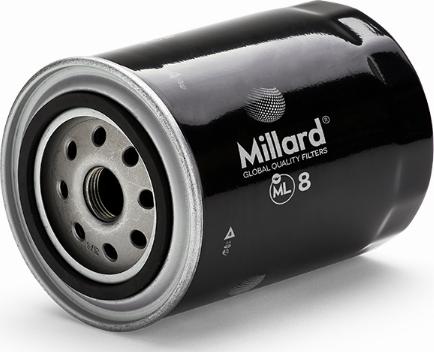 Millard FILTERS ML8 - Eļļas filtrs autospares.lv