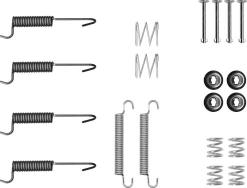 Mintex MBA47 - Piederumu komplekts, Stāvbremzes mehānisma bremžu loks www.autospares.lv