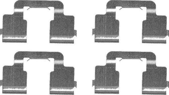 Mintex MBA1733 - Accessory Kit for disc brake Pads www.autospares.lv