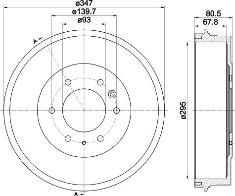 Mintex MBD334 - Тормозной барабан www.autospares.lv