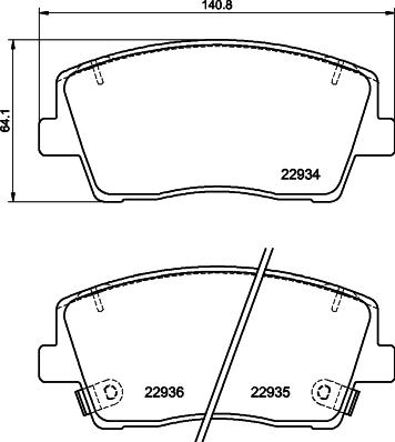 Mintex MDB4115 - Bremžu uzliku kompl., Disku bremzes www.autospares.lv