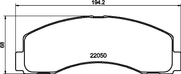 Mintex MDB4322 - Bremžu uzliku kompl., Disku bremzes www.autospares.lv