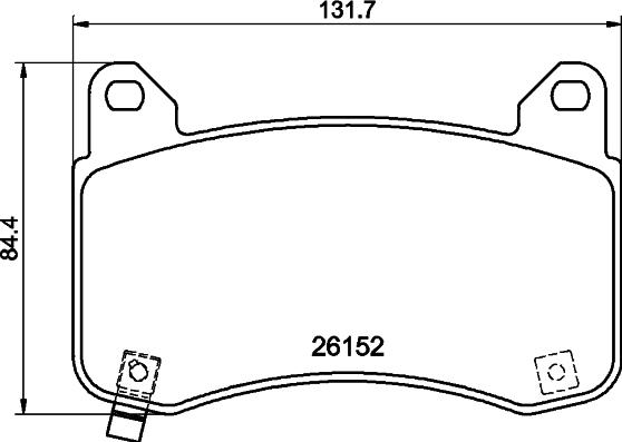 Mintex MDB4287 - Bremžu uzliku kompl., Disku bremzes www.autospares.lv