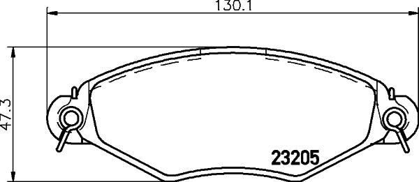 Mintex MDB1960 - Bremžu uzliku kompl., Disku bremzes www.autospares.lv