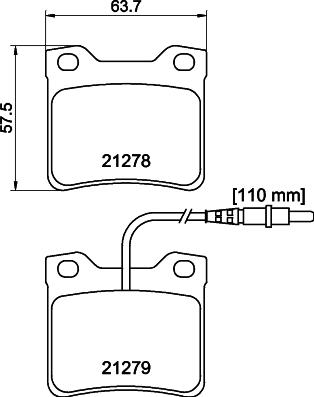 Mintex MDB1442 - Bremžu uzliku kompl., Disku bremzes www.autospares.lv