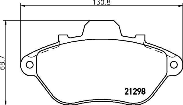 Mintex MDB1454 - Bremžu uzliku kompl., Disku bremzes www.autospares.lv