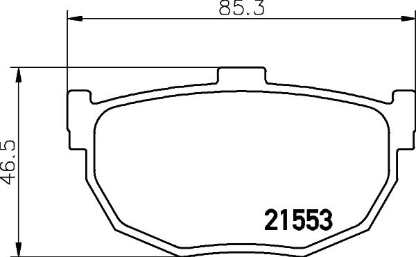 Mintex MDB1450 - Тормозные колодки, дисковые, комплект www.autospares.lv