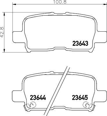 Mintex MDB1596 - Bremžu uzliku kompl., Disku bremzes www.autospares.lv