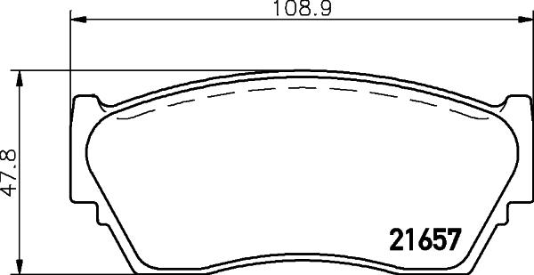 Mintex MDB1502 - Brake Pad Set, disc brake www.autospares.lv