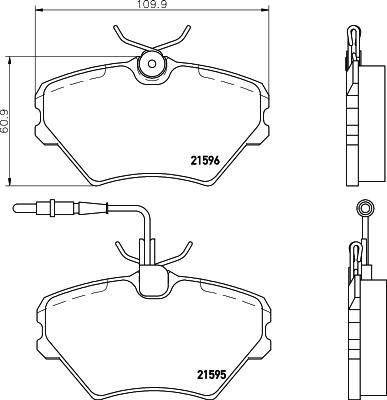 Mintex MDB1663 - Bremžu uzliku kompl., Disku bremzes www.autospares.lv