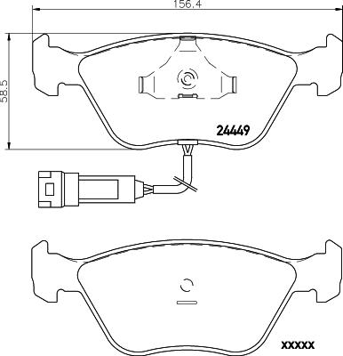 Mintex MDB1637 - Bremžu uzliku kompl., Disku bremzes www.autospares.lv