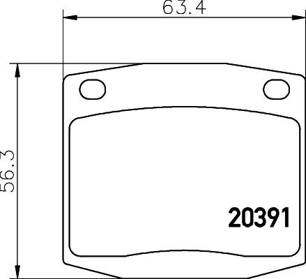 Mintex MDB1097 - Bremžu uzliku kompl., Disku bremzes autospares.lv