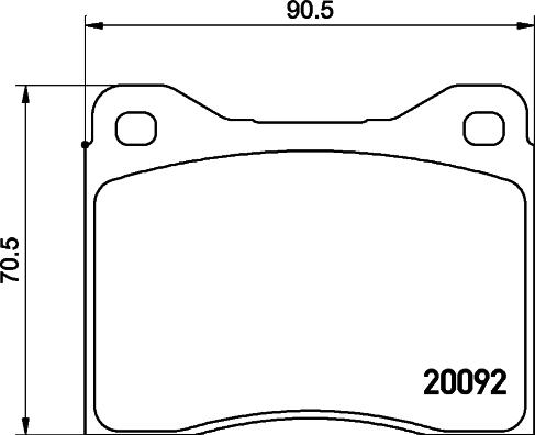 Mintex MDB1024 - Bremžu uzliku kompl., Disku bremzes autospares.lv