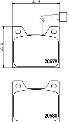 Mintex MDB1146 - Bremžu uzliku kompl., Disku bremzes www.autospares.lv