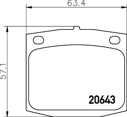 Mintex MDB1159 - Bremžu uzliku kompl., Disku bremzes www.autospares.lv