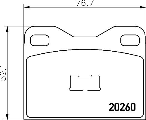 Mintex MDB1102 - Тормозные колодки, дисковые, комплект www.autospares.lv