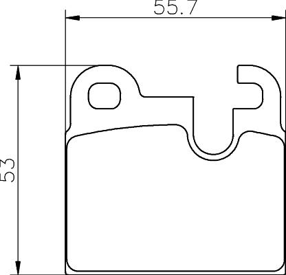 Mintex MDB1116 - Тормозные колодки, дисковые, комплект www.autospares.lv