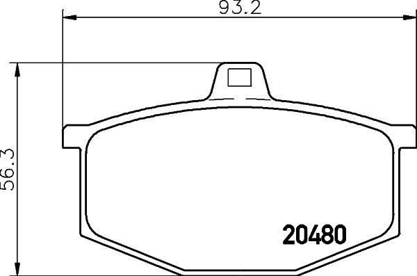 Mintex MDB1118 - Bremžu uzliku kompl., Disku bremzes www.autospares.lv