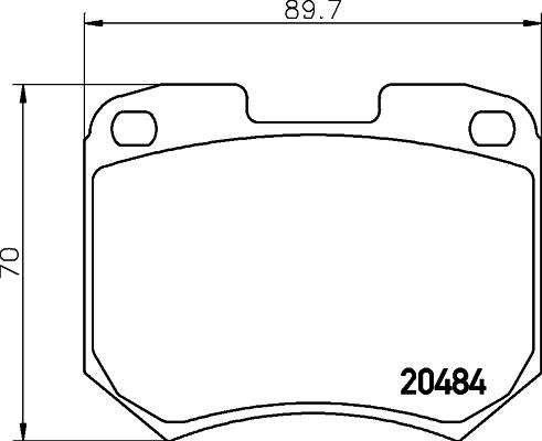 Mintex MDB1130 - Bremžu uzliku kompl., Disku bremzes www.autospares.lv