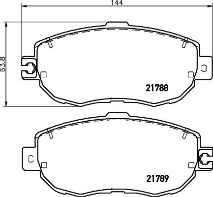 Mintex MDB1840 - Bremžu uzliku kompl., Disku bremzes www.autospares.lv