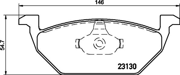 Mintex MDB1811 - Тормозные колодки, дисковые, комплект www.autospares.lv