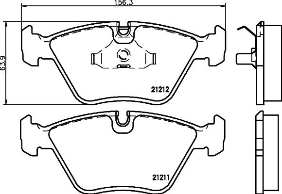 Mintex MDB1878 - Тормозные колодки, дисковые, комплект www.autospares.lv