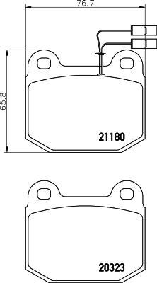 Mintex MDB1301 - Bremžu uzliku kompl., Disku bremzes www.autospares.lv